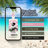 Product Features East Indies Bali Pomelo Pink Gin